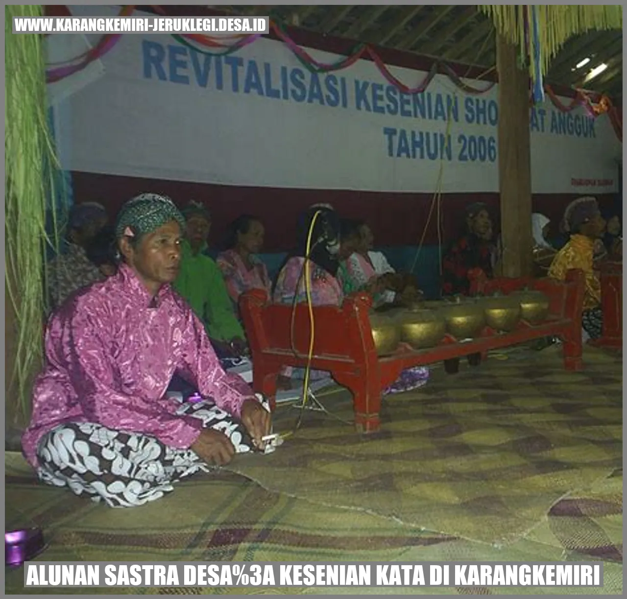 Alunan Sastra Desa: Kesenian Kata di Karangkemiri