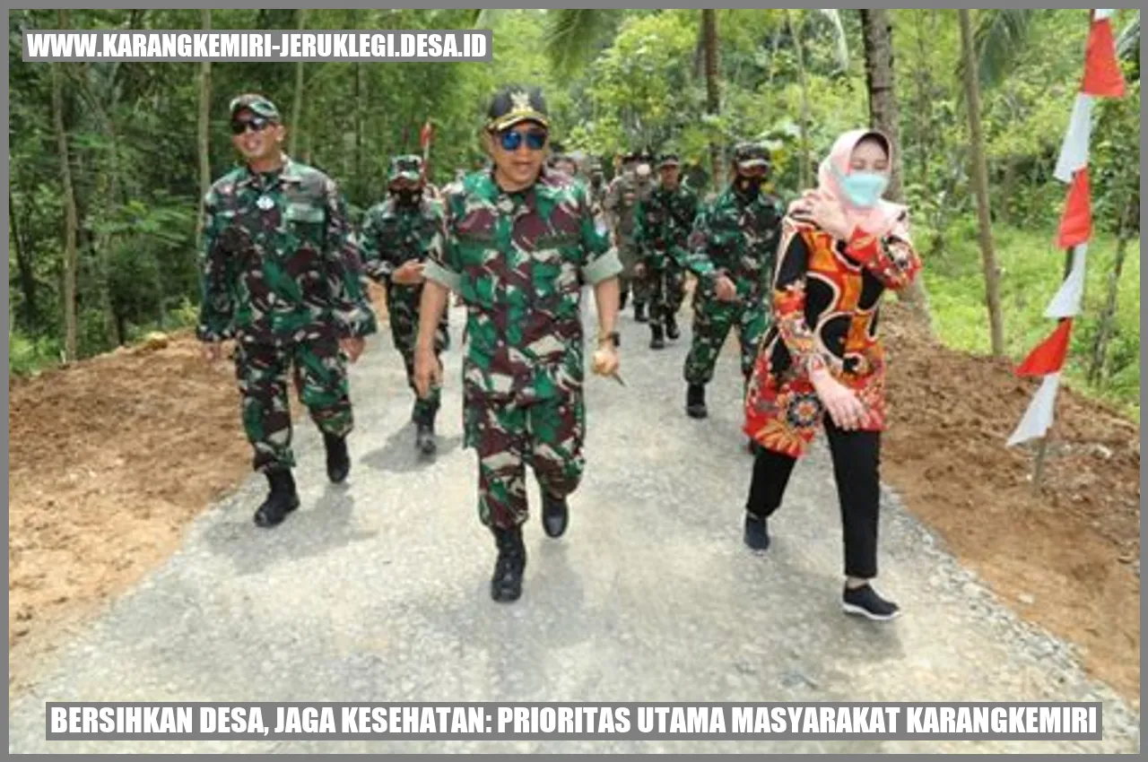 Bersihkan Desa, Jaga Kesehatan: Prioritas Utama Masyarakat Karangkemiri