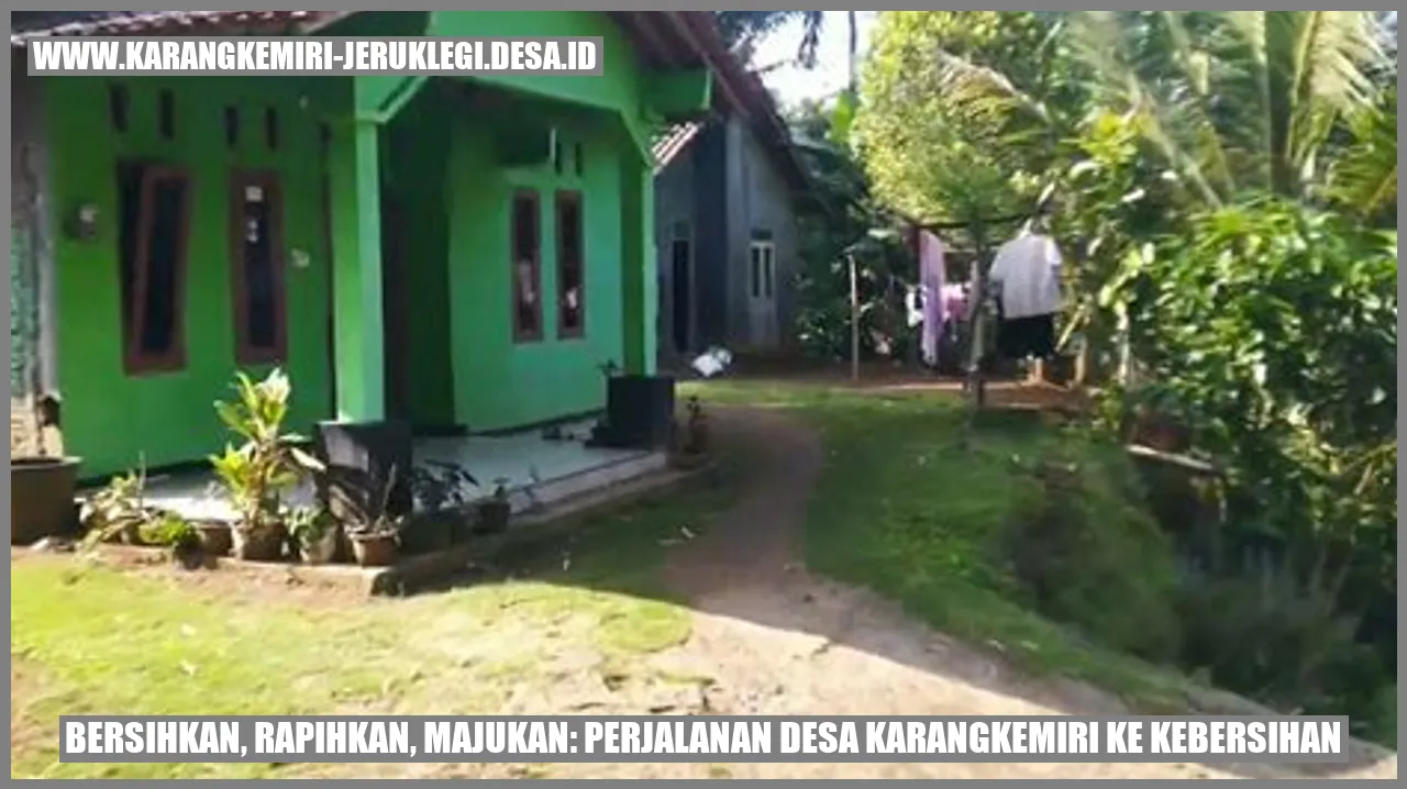Kebersihan Desa Karangkemiri