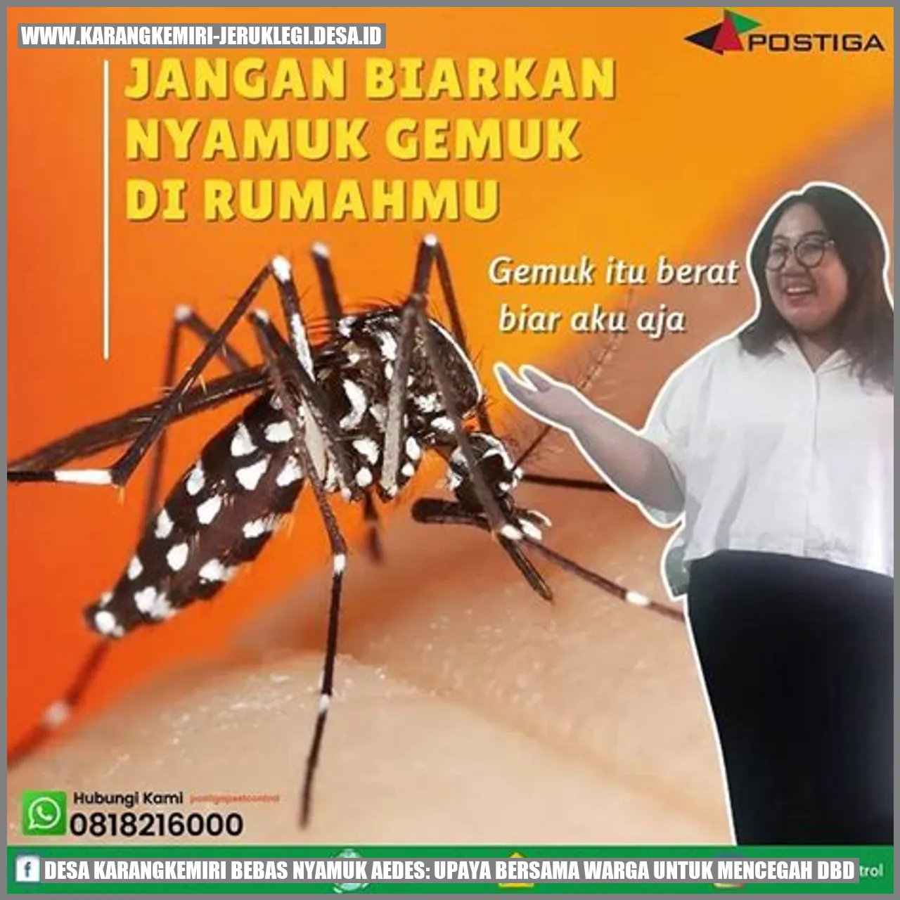 Desa Karangkemiri Bebas Nyamuk Aedes: Upaya Bersama Warga untuk Mencegah DBD