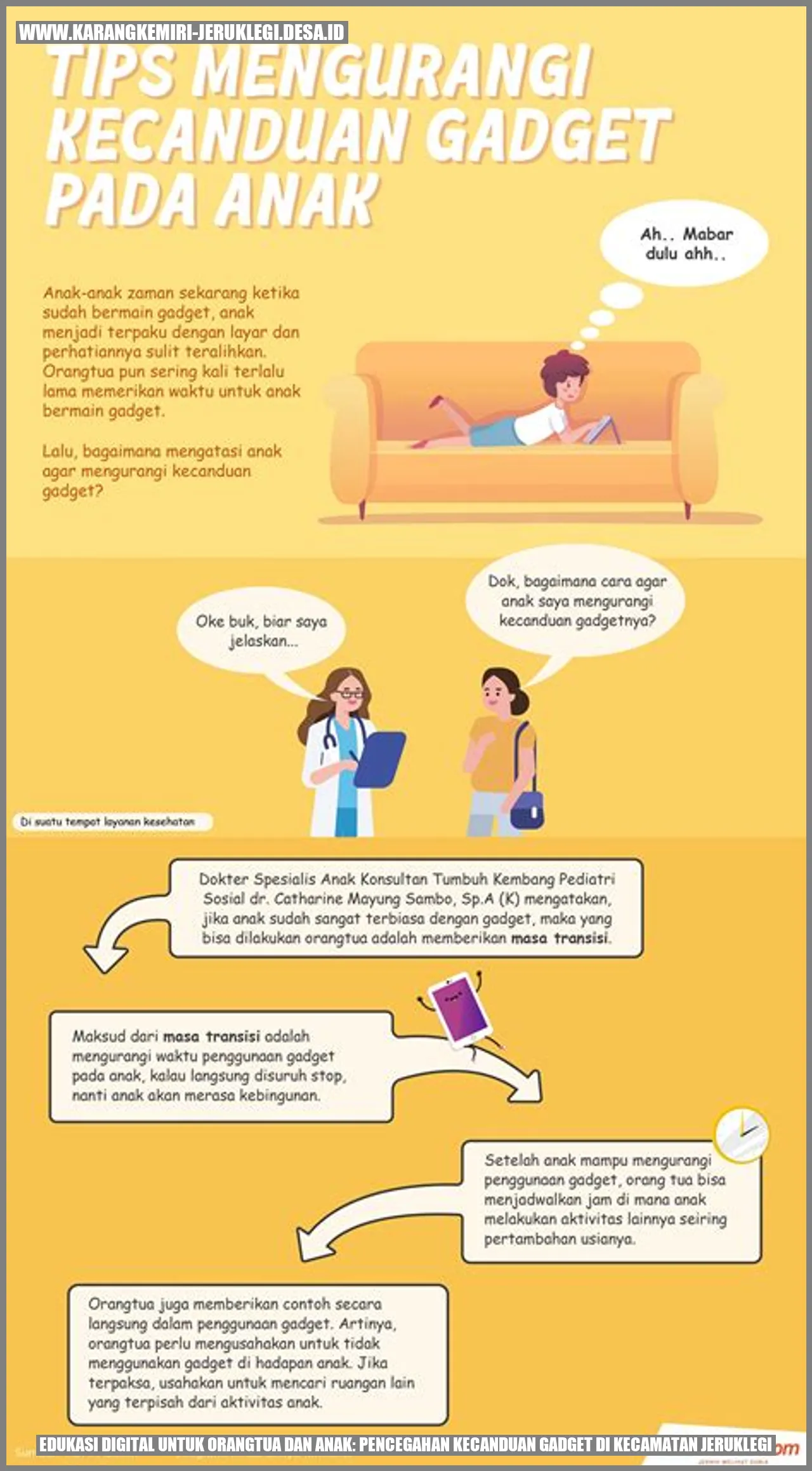 Edukasi Digital untuk Orangtua dan Anak: Pencegahan Kecanduan Gadget di Kecamatan Jeruklegi