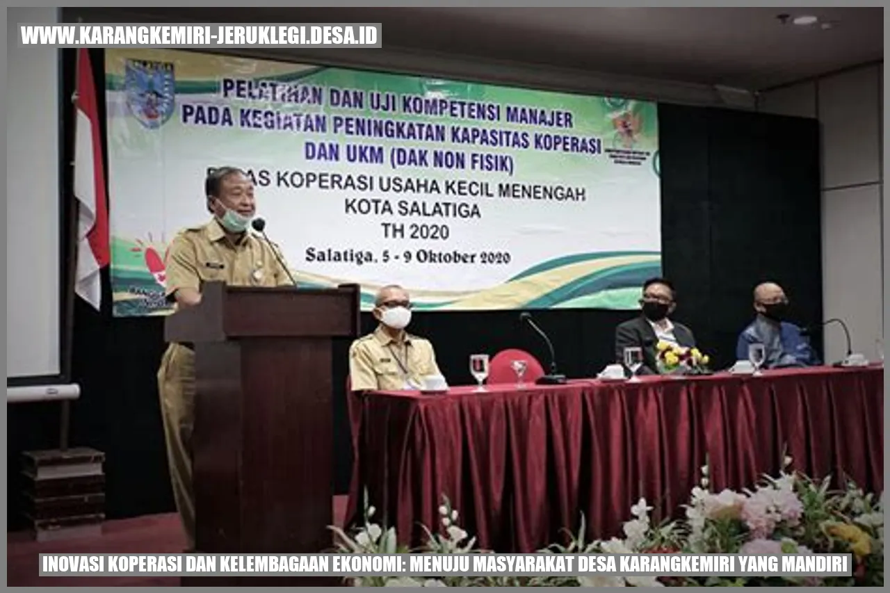 Gambar: Inovasi Koperasi dan Kelembagaan Ekonomi: Menuju Masyarakat Desa Karangkemiri yang Mandiri
