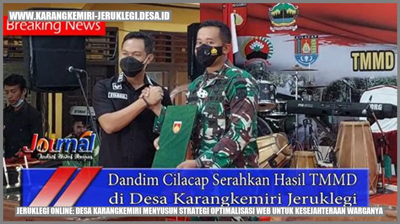Jeruklegi Online: Desa Karangkemiri Menyusun Strategi Optimalisasi Web untuk Kesejahteraan Warganya