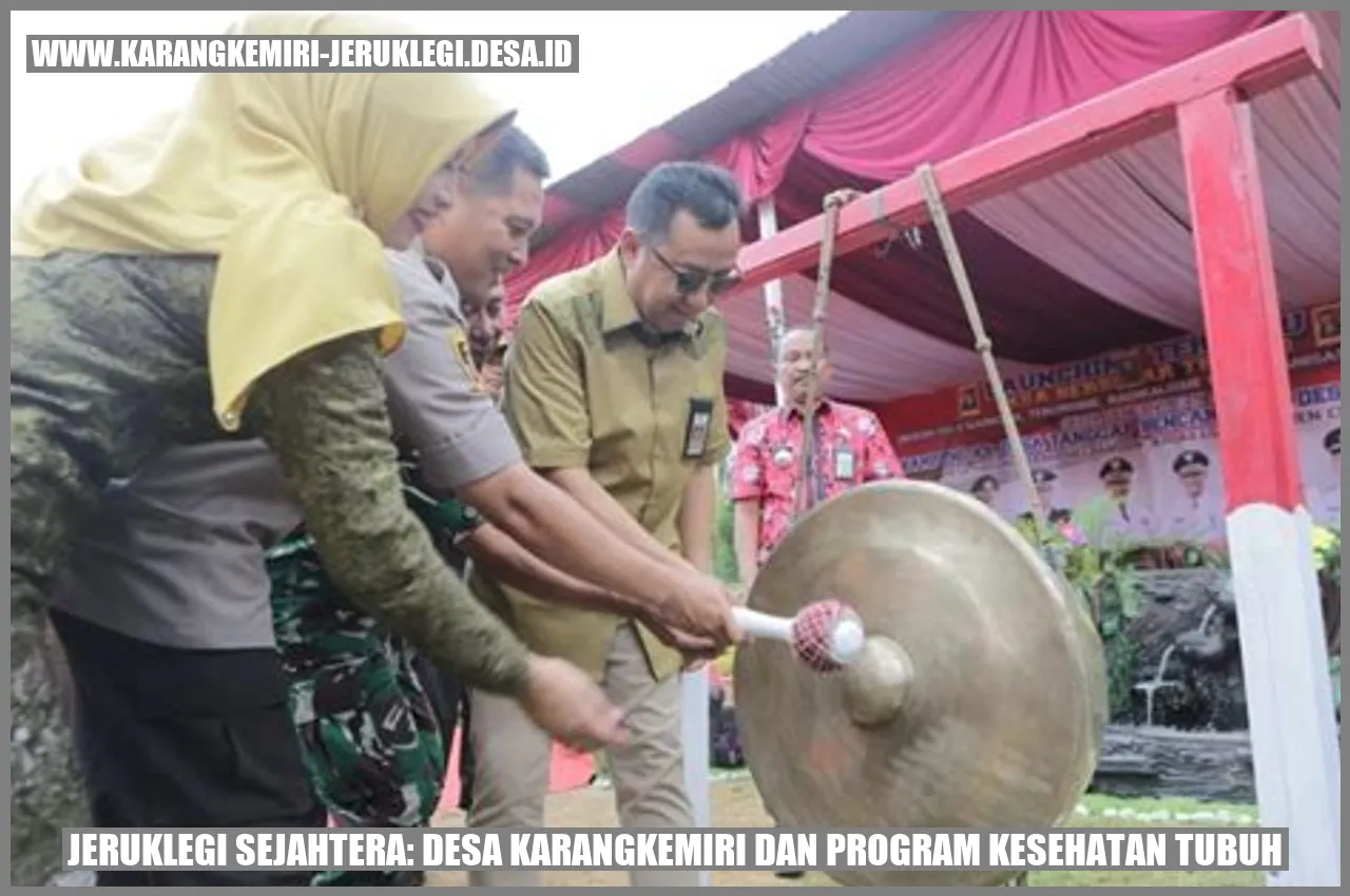 Jeruklegi Sejahtera: Desa Karangkemiri dan Program Kesehatan Tubuh