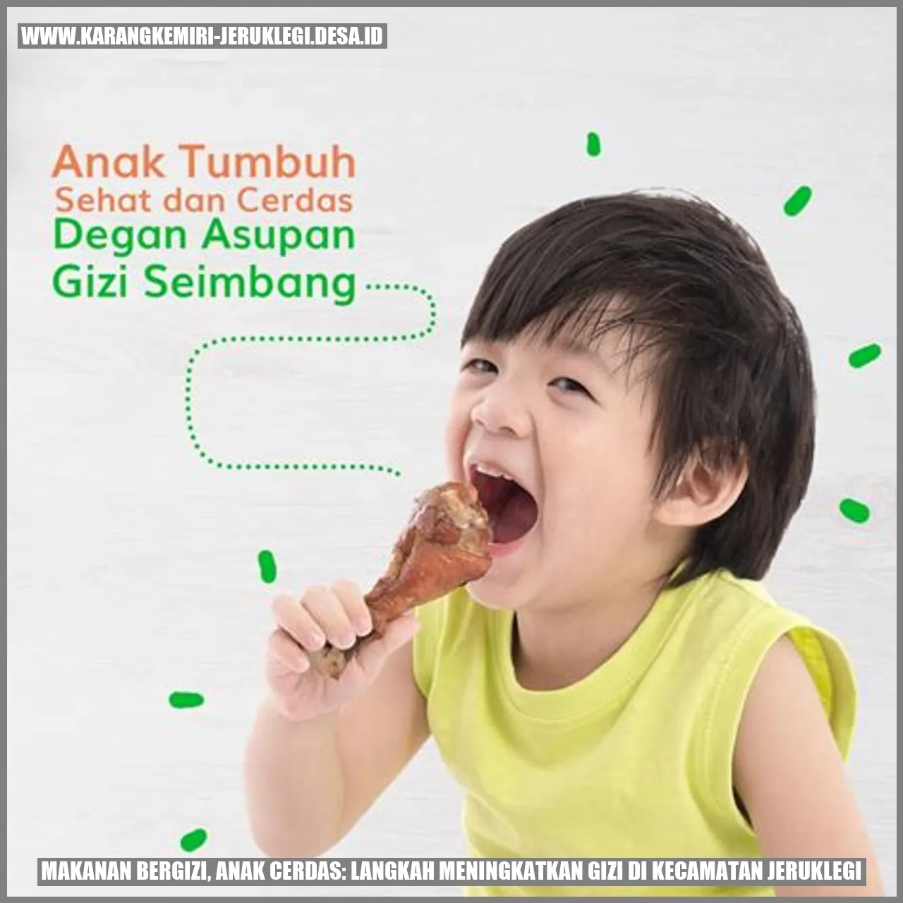 Makanan Bergizi, Anak Cerdas: Langkah Meningkatkan Gizi di Kecamatan Jeruklegi