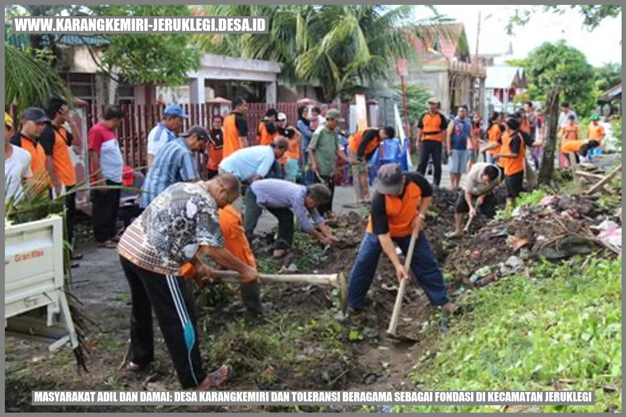 Masyarakat Adil dan Damai: Desa Karangkemiri dan Toleransi Beragama sebagai Fondasi di Kecamatan Jeruklegi