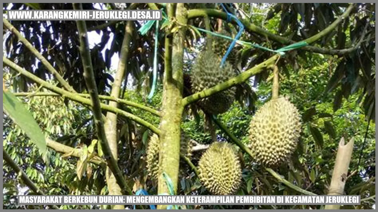 Masyarakat Berkebun Durian: Mengembangkan Keterampilan Pembibitan di Kecamatan Jeruklegi