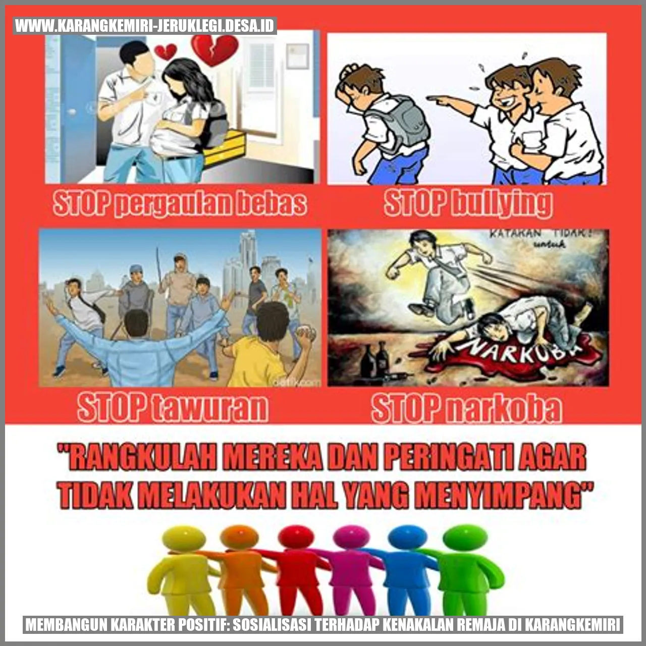 Membangun Karakter Positif: Sosialisasi Terhadap Kenakalan Remaja di Karangkemiri