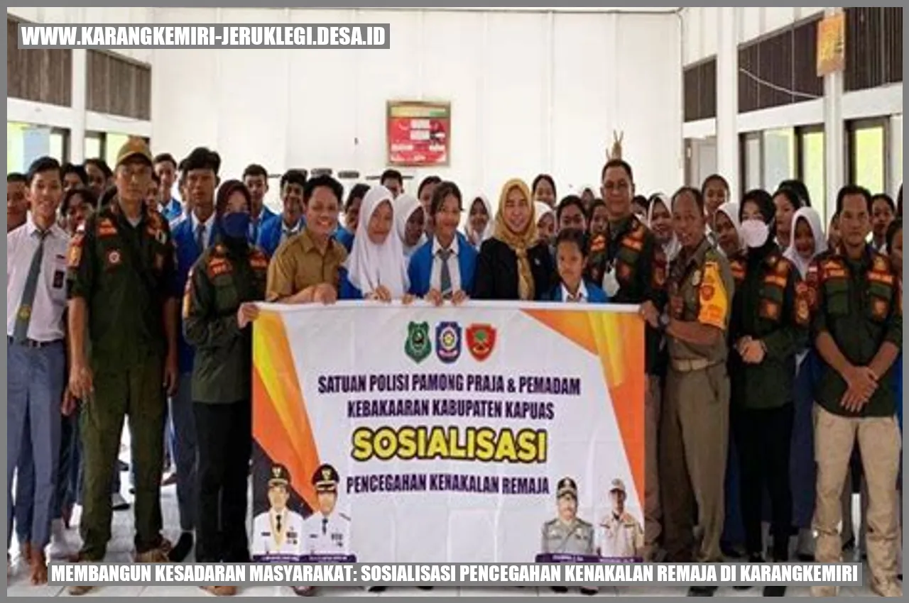 Membangun Kesadaran Masyarakat: Sosialisasi Pencegahan Kenakalan Remaja di Karangkemiri