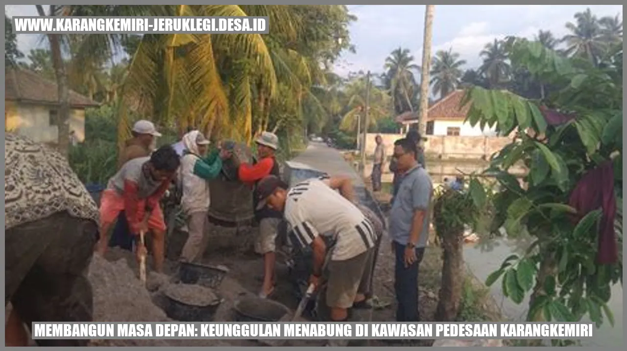 Menabung di Kawasan Pedesaan Karangkemiri