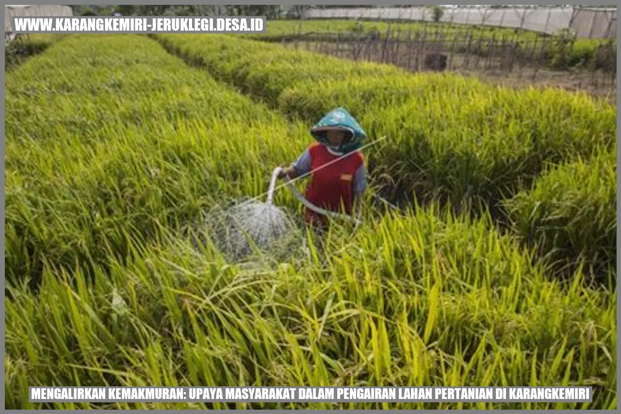 Gambar Mengalirkan Kemakmuran: Upaya Masyarakat dalam Pengairan Lahan Pertanian di Karangkemiri