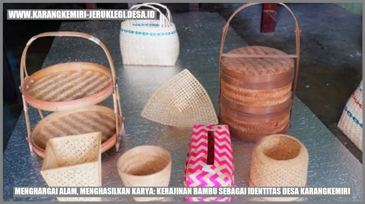 Gambar kerajinan bambu