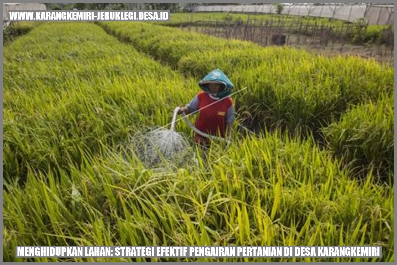 Pengairan Pertanian di Desa Karangkemiri