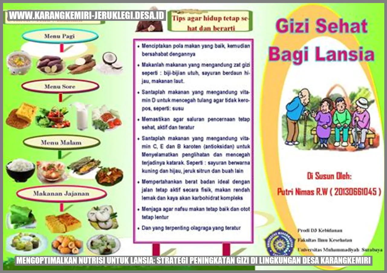 Gizi untuk Lansia