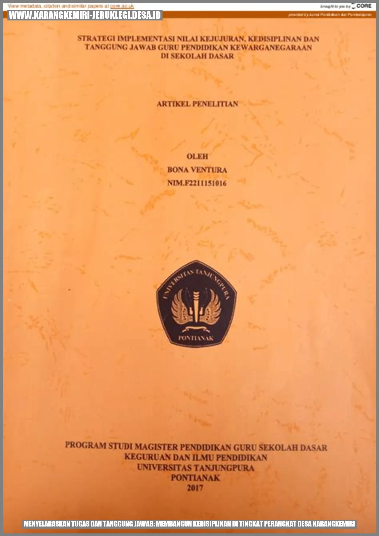 Gambar Perangkat Desa Karangkemiri