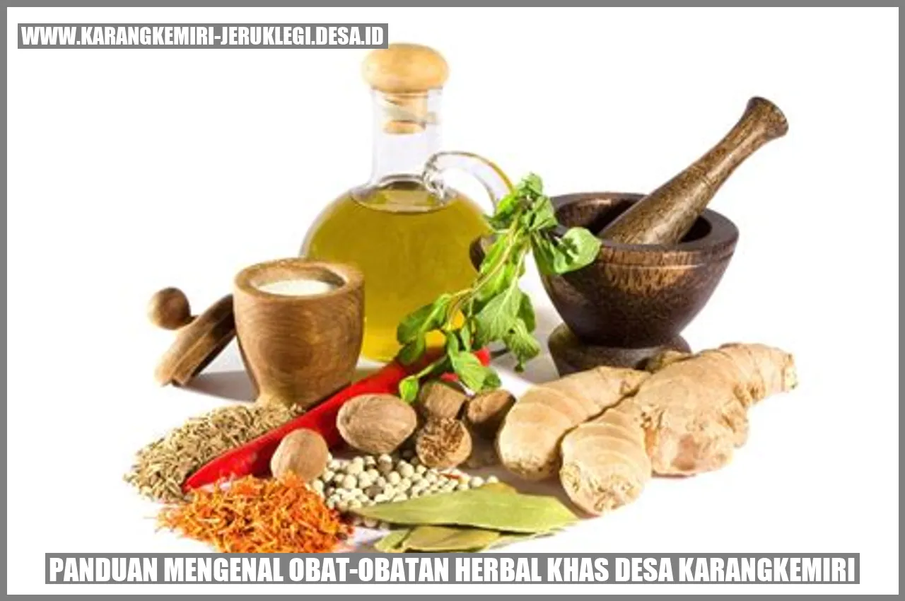 Panduan Mengenal Obat-obatan Herbal Khas Desa Karangkemiri