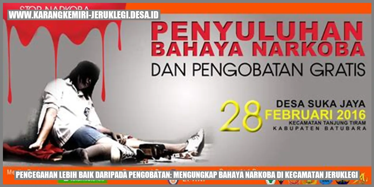 Pencegahan Lebih Baik daripada Pengobatan: Mengungkap Bahaya Narkoba di Kecamatan Jeruklegi