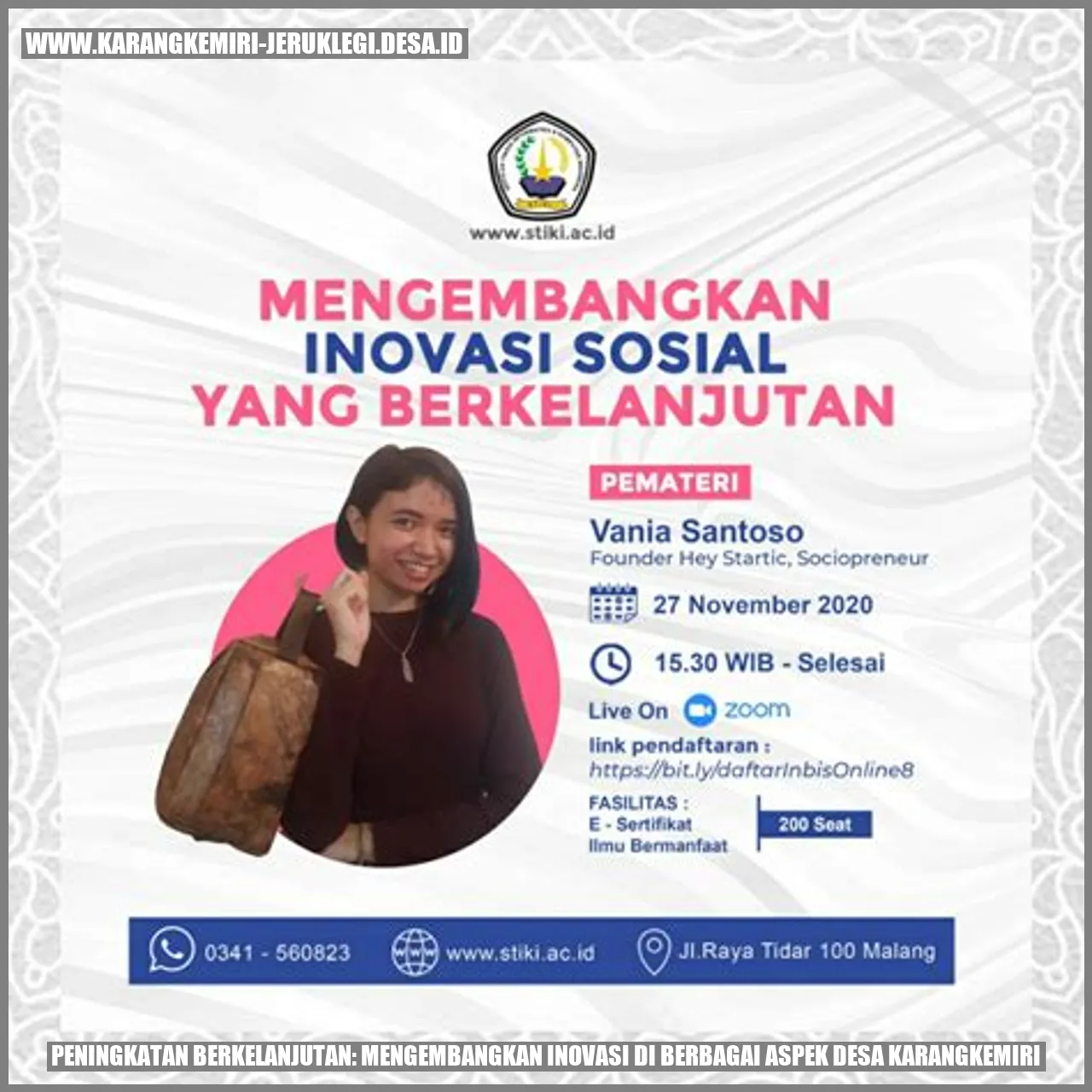 Peningkatan Berkelanjutan: Mengembangkan Inovasi di Berbagai Aspek Desa Karangkemiri