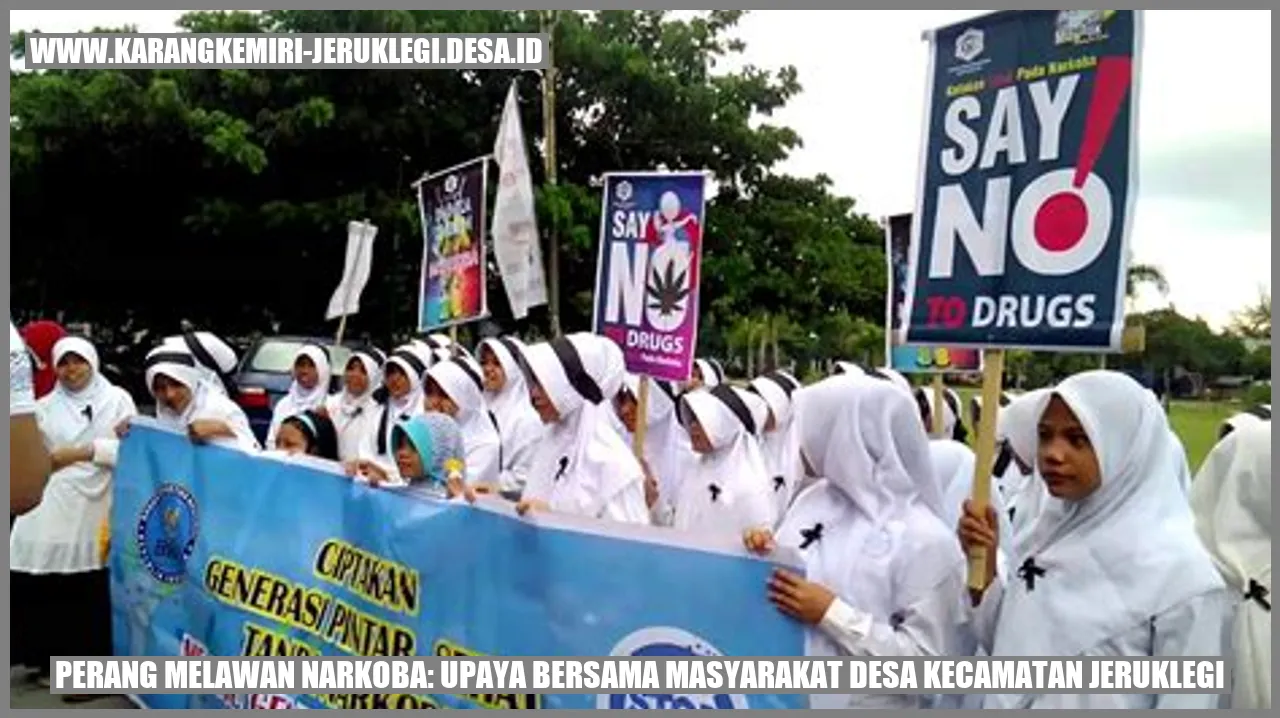 Perang Melawan Narkoba: Upaya Bersama Masyarakat Desa Kecamatan Jeruklegi