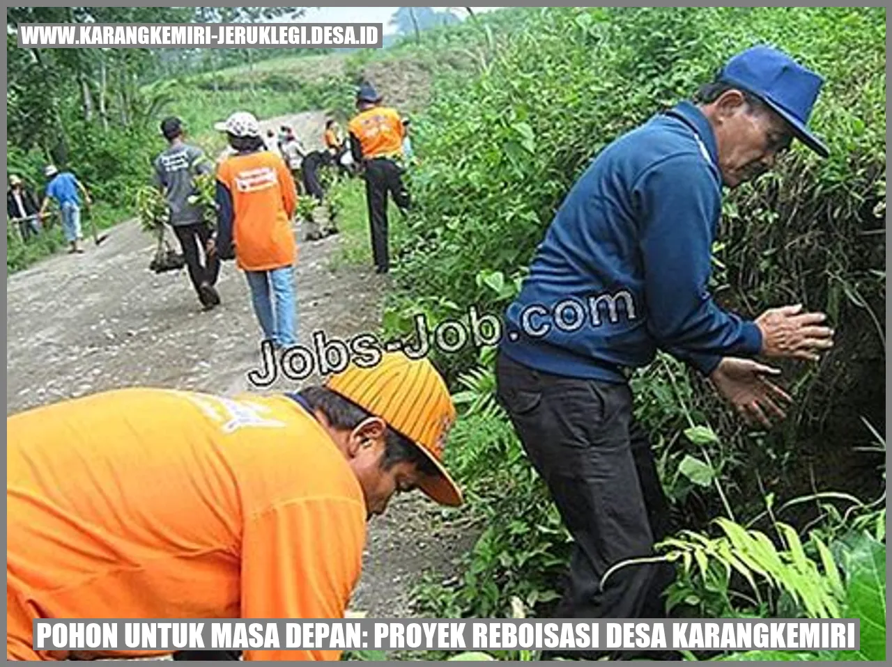 Gambar Pohon untuk Masa Depan: Proyek Reboisasi Desa Karangkemiri