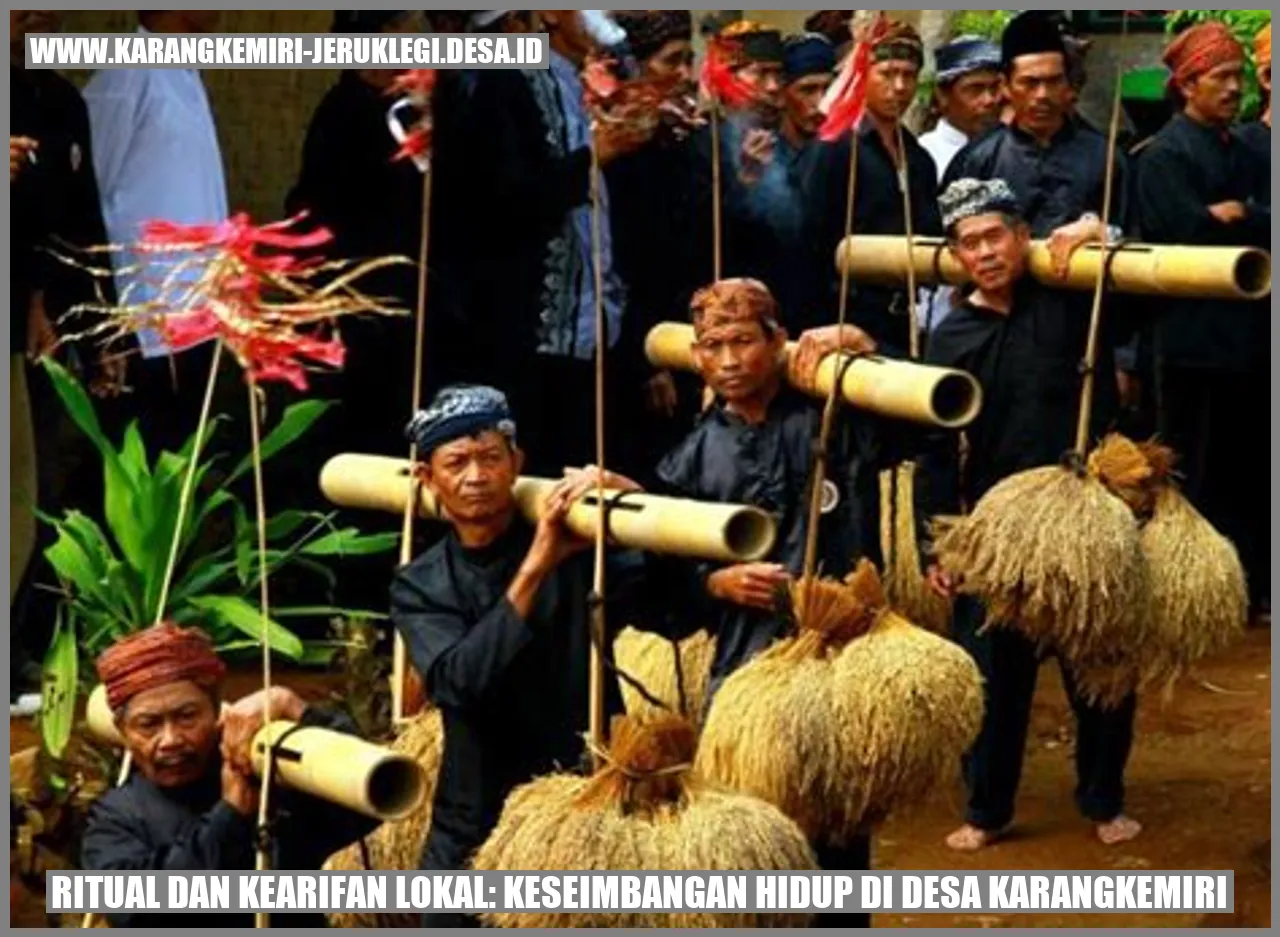 Ritual dan Kearifan Lokal: Keseimbangan Hidup di Desa Karangkemiri