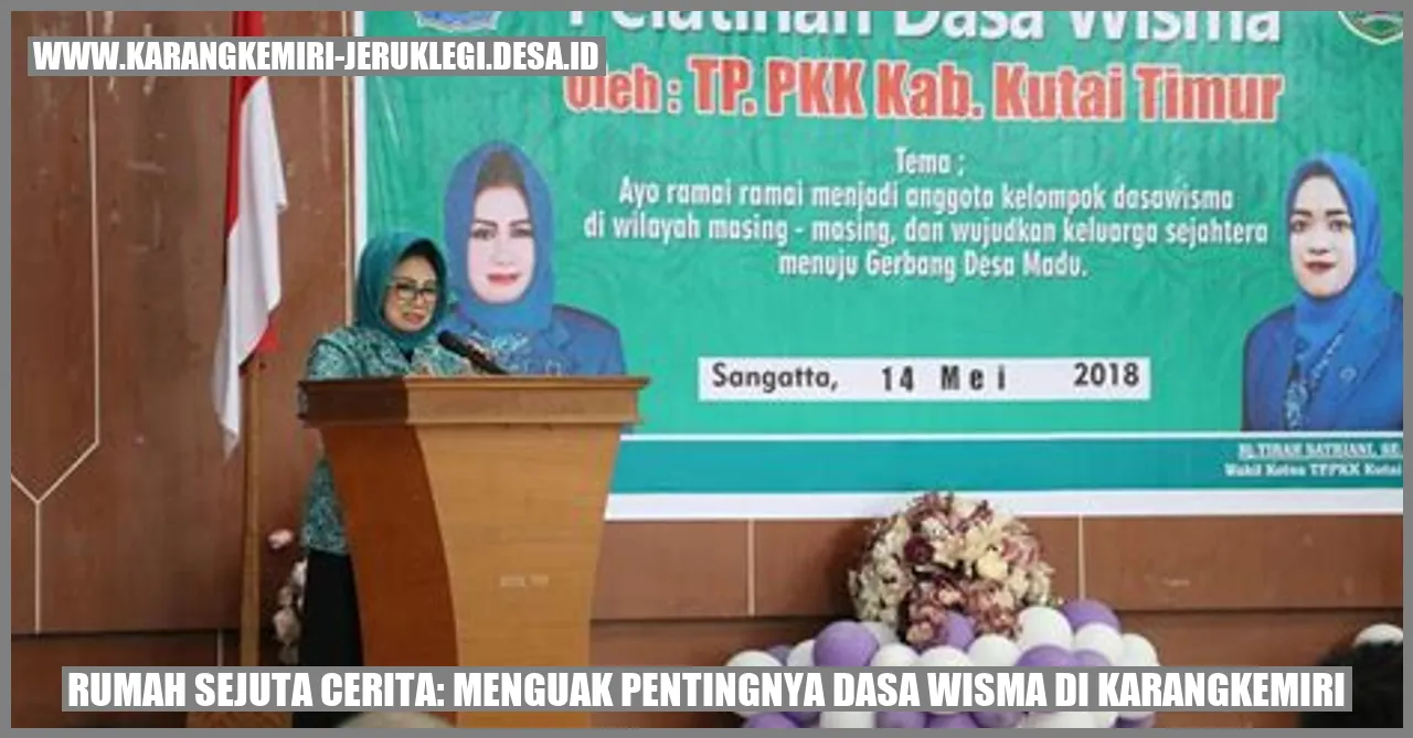 Gambar Rumah Sejuta Cerita: Menguak Pentingnya dasa wisma di Karangkemiri