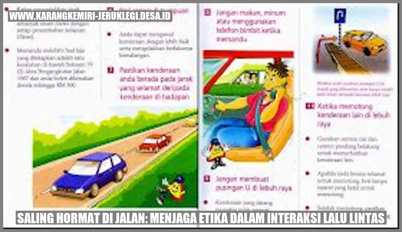 Saling Hormat di Jalan: Menjaga Etika dalam Interaksi Lalu Lintas