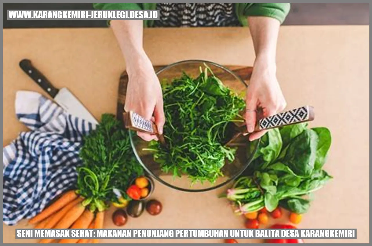 Seni Memasak Sehat: Makanan Penunjang Pertumbuhan untuk Balita Desa Karangkemiri