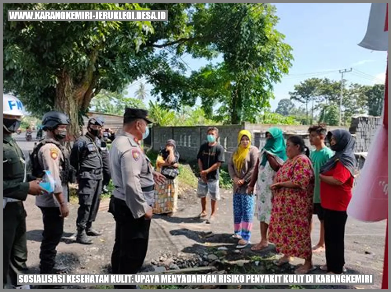 Gambbar: Sosialisasi Kesehatan Kulit: Upaya Menyadarkan Risiko Penyakit Kulit di Karangkemiri