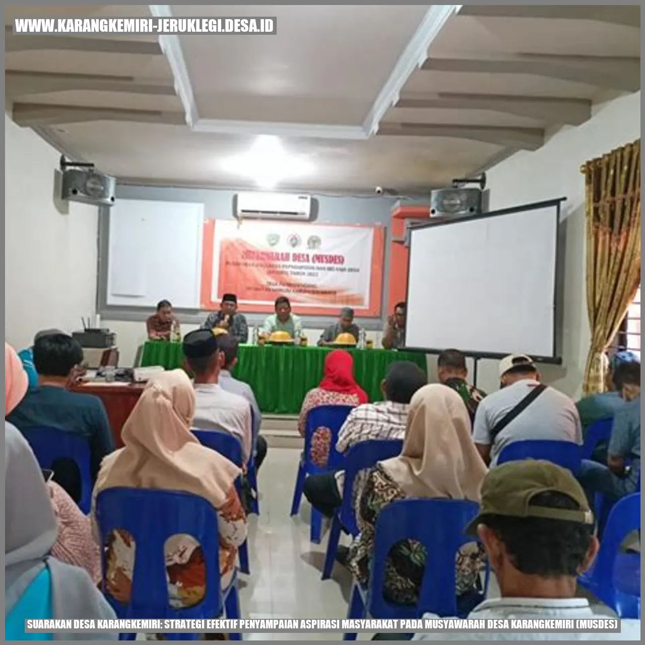 Suarakan Desa Karangkemiri: Strategi Efektif Penyampaian Aspirasi Masyarakat pada Musyawarah Desa Karangkemiri (Musdes)