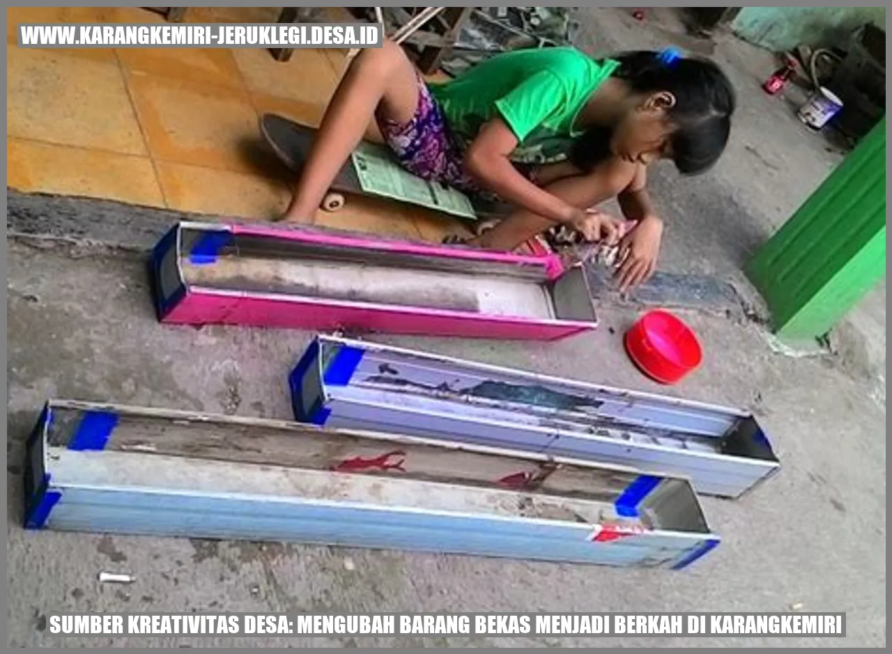 Sumber Kreativitas Desa: Mengubah Barang Bekas menjadi Berkah di Karangkemiri