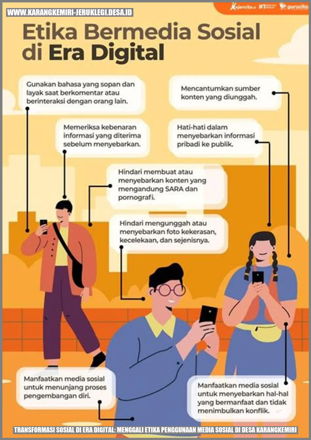 Gambar Transformasi Sosial di Era Digital: Menggali Etika Penggunaan Media Sosial di Desa Karangkemiri